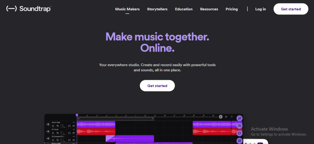 Soundtrap: AI-Enhanced Music Creation and Collaboration 