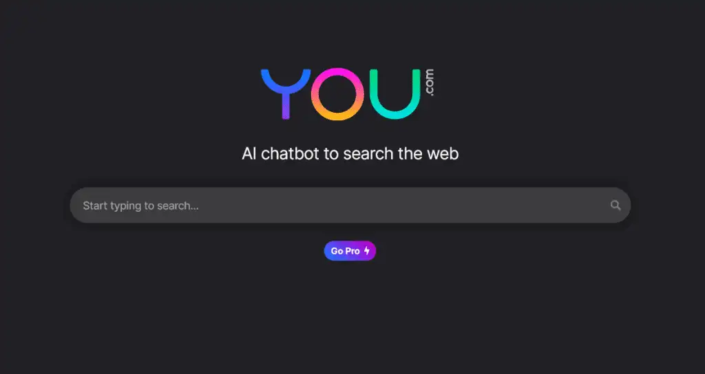 You