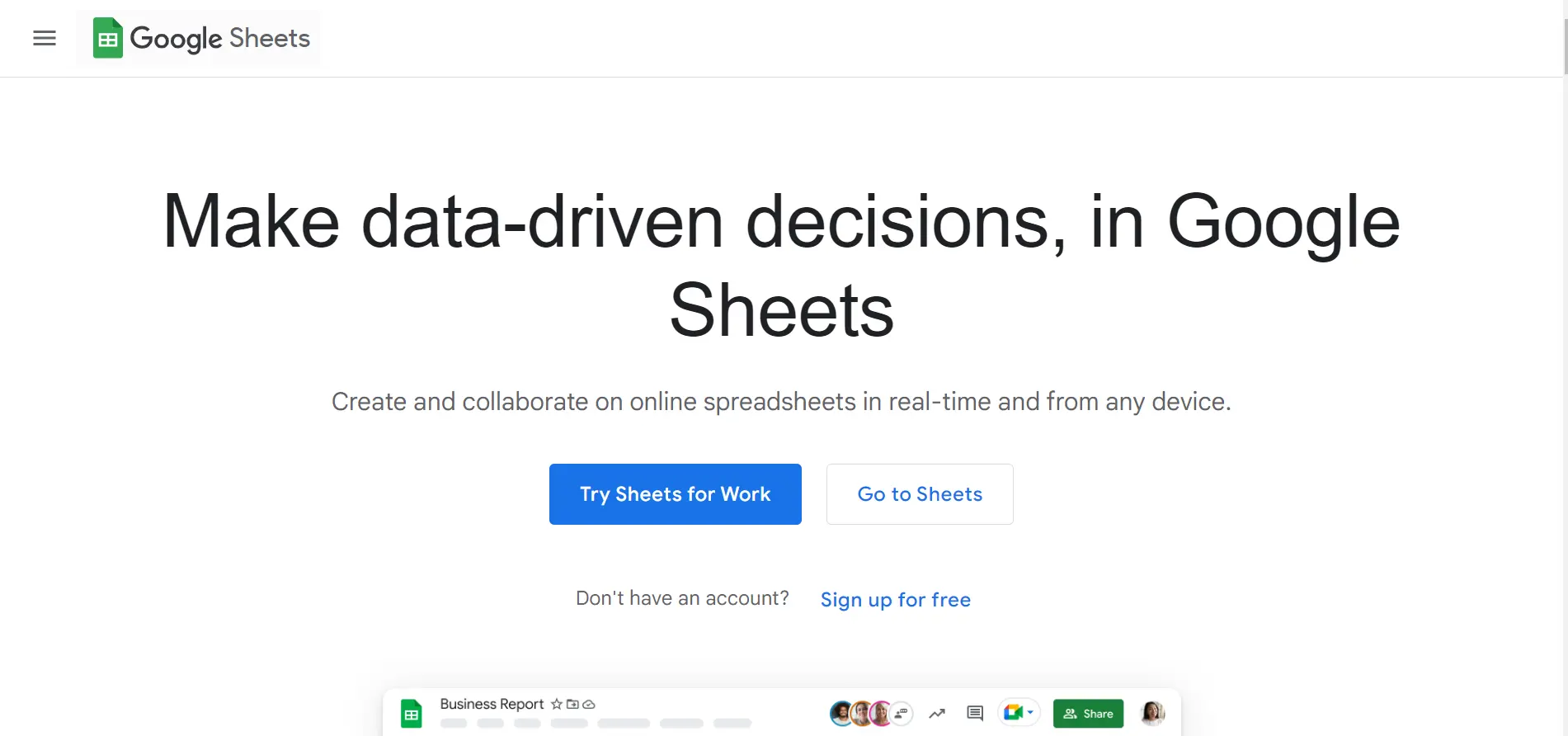 Google Sheets