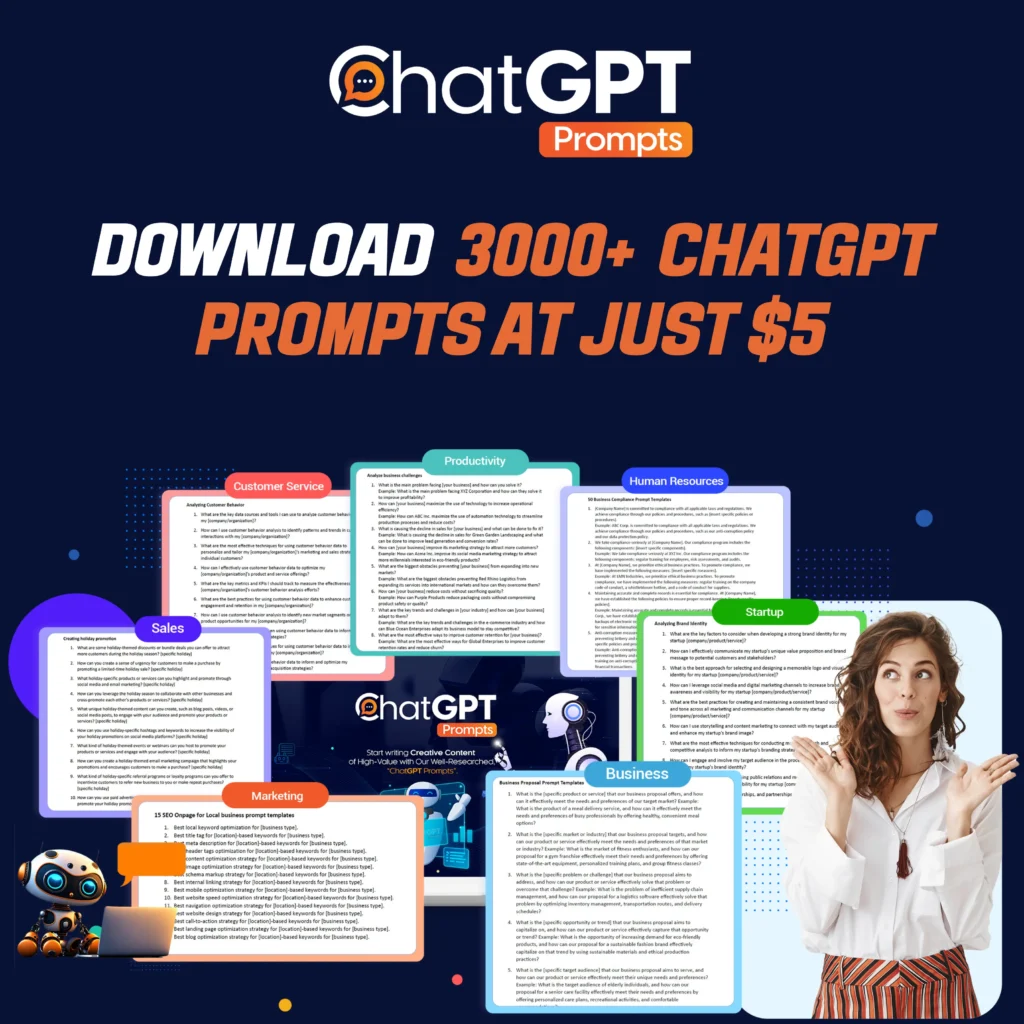 Download 3000 chatgpt prompts free - Techlaugh