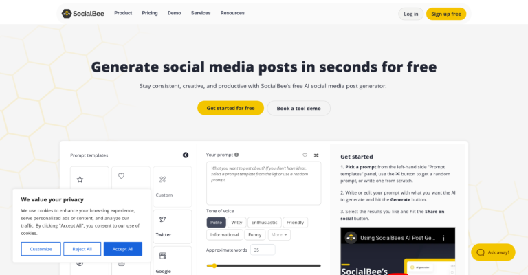 AI Social Post Generator
