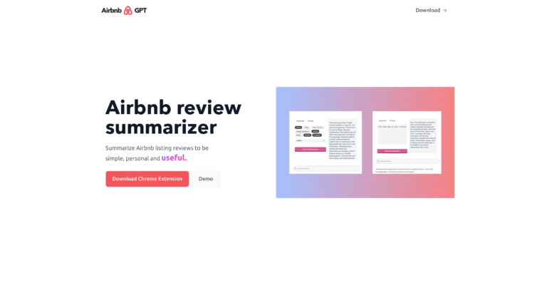 Airbnb Review Summarizer Airbnb Review Summarizer