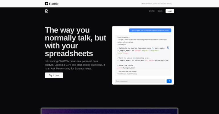 ChatCSV