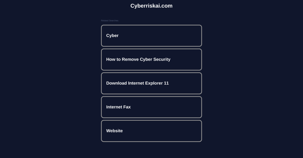 Cyberriskai