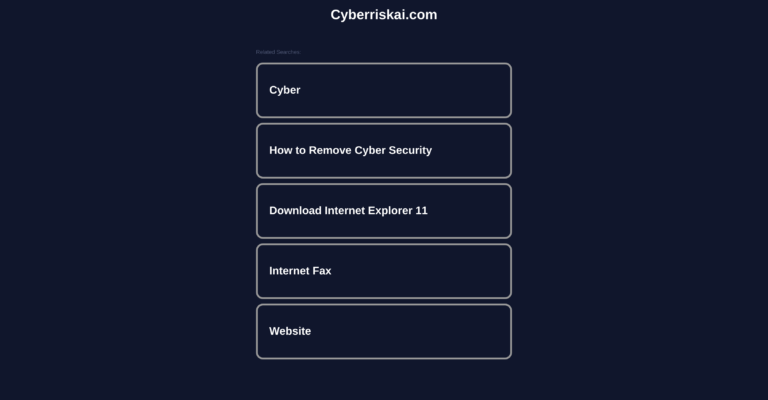 Cyberriskai