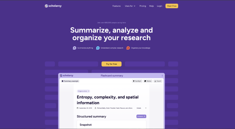 Scholarcy