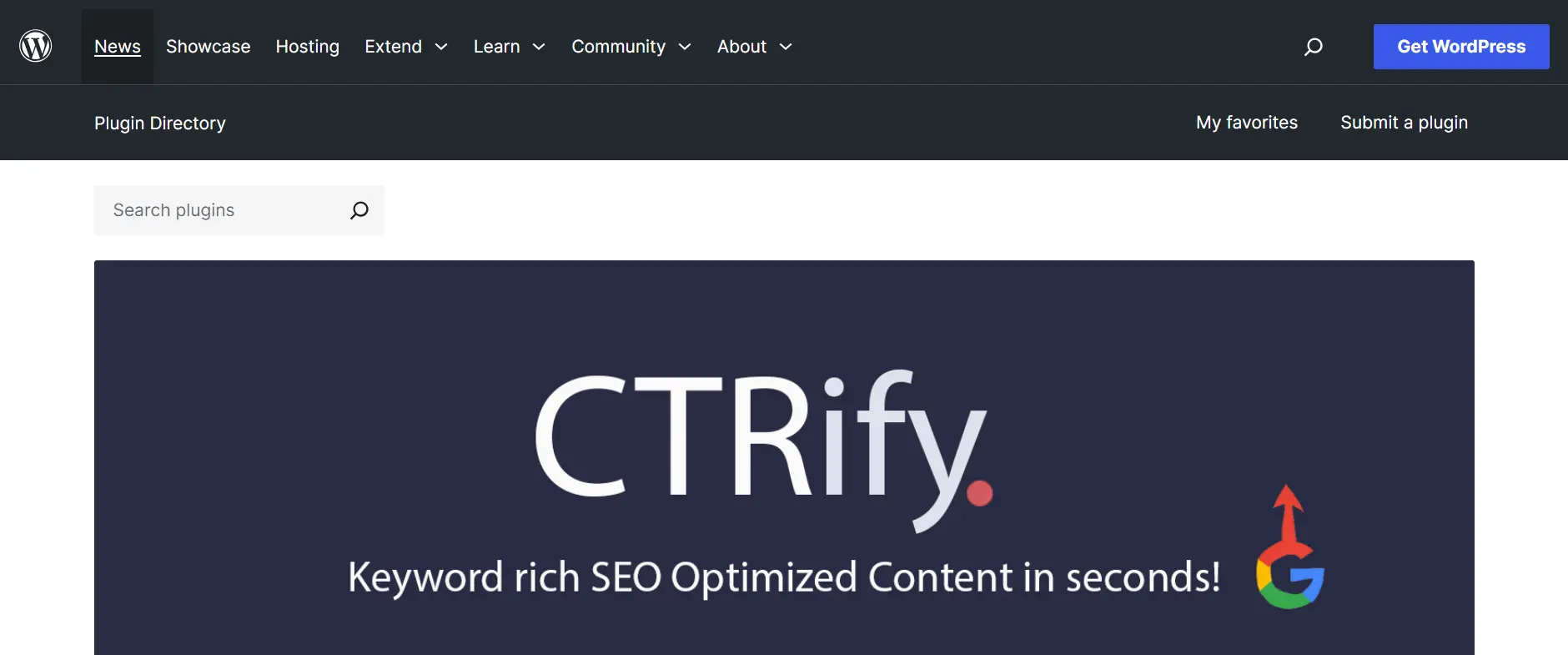 Ctrify WordPress Plugin