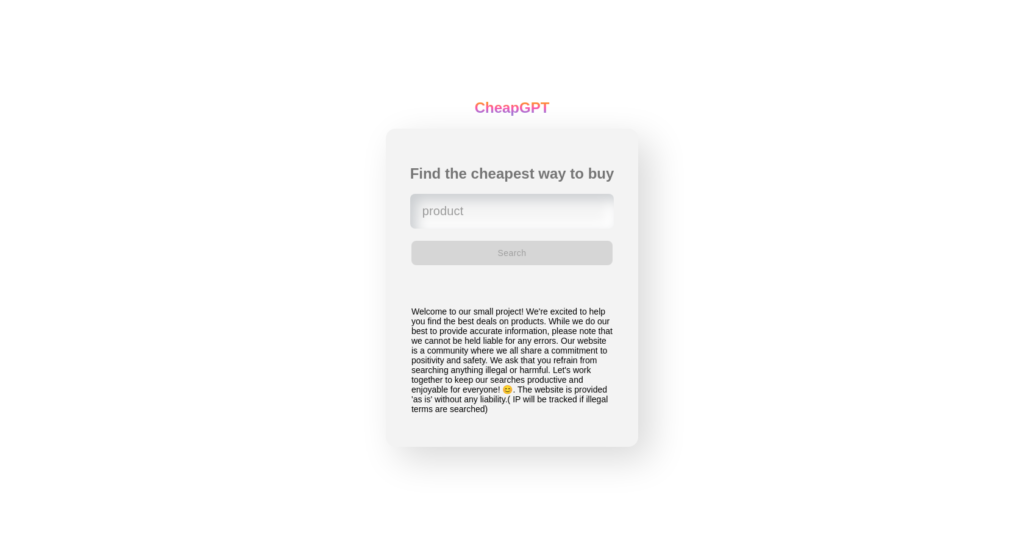 CheapGPT Review 2026: Free AI Deal Finder Actually Tested