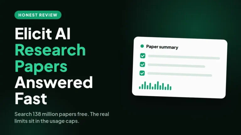 Elicit AI Review: Is It Worth It for Real Research?