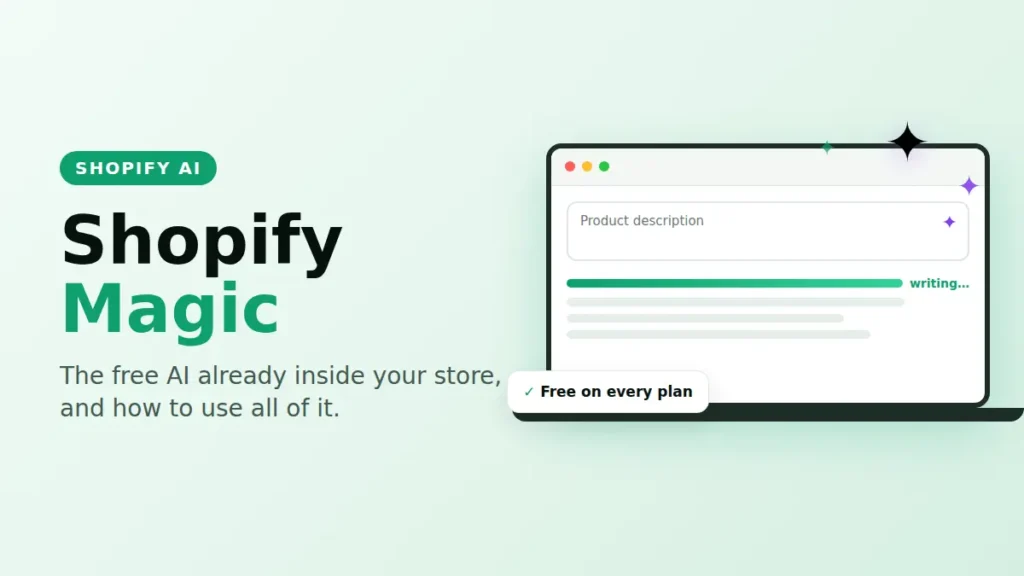 Shopify Magic: 9 Free AI Features and How to Use Them